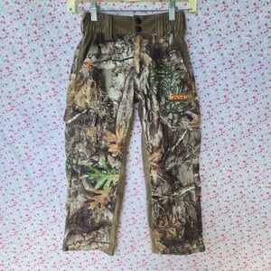 Habit Youth Camo Hunting Pants S/P RealTree Edge Cub Cargo Insulated